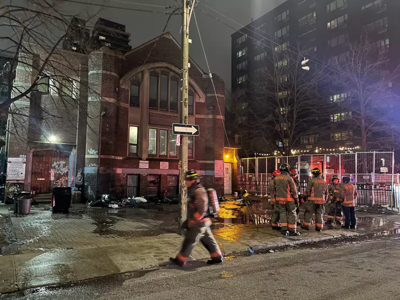 One Person Injured in Downtown Toronto Encampment Fire on December 26