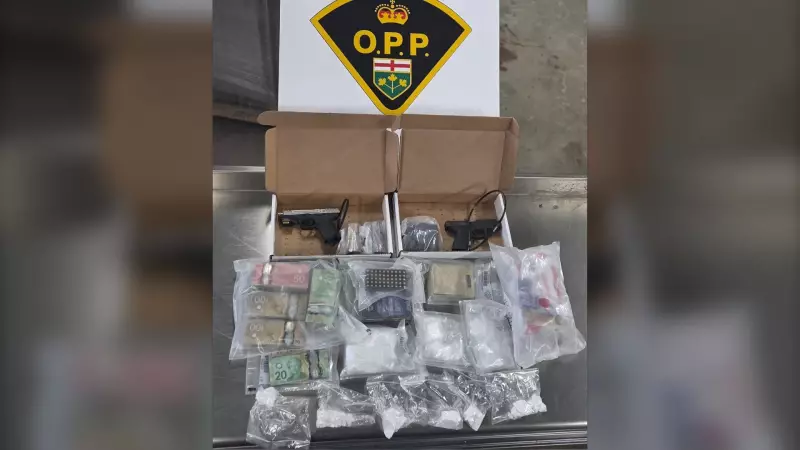 OPP Seizes Drugs, Guns, and Money in London, Ont. Raid, One Charged