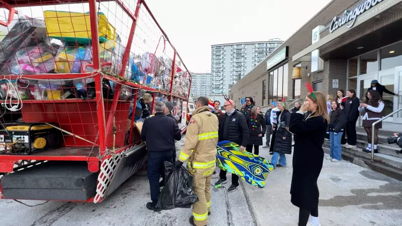 Ottawa Firefighters Deliver Massive Toy Mountain Haul for Holiday Campaign