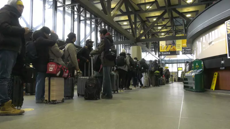 Ottawa's Via Rail Station Bustles as Holiday Travel Surge Hits Capital
