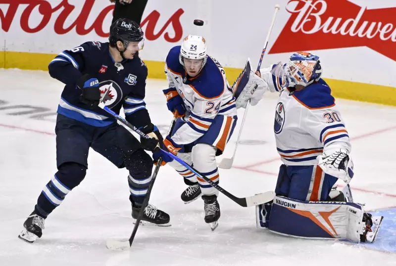 Pickard's 41-Save Masterclass Powers Oilers to 3-1 Victory Over Jets