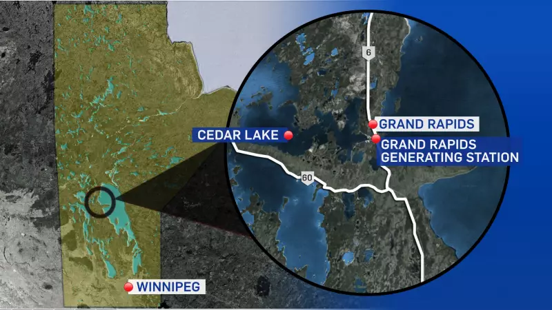 Pickup Truck Plunges Through Cedar Lake Ice, Two Missing in Manitoba