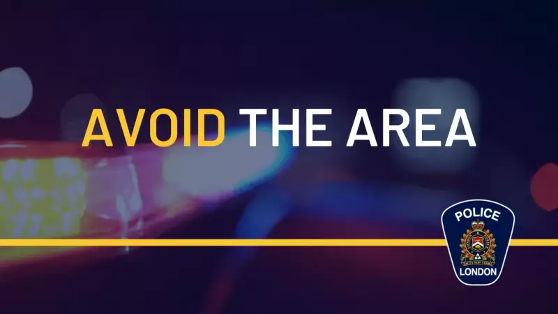 Police Activity Forces Road Closure in East London, Ontario