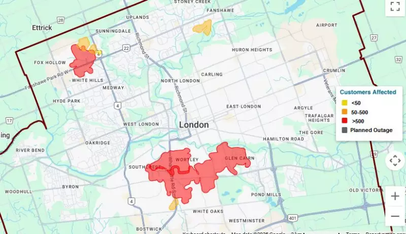 Power Outages Hit London, Ontario on Boxing Day 2023