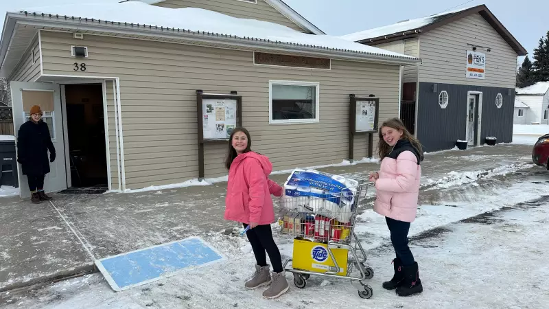 Qu'Appelle Food Bank Receives Over 4,000lbs from Student and Business Drive