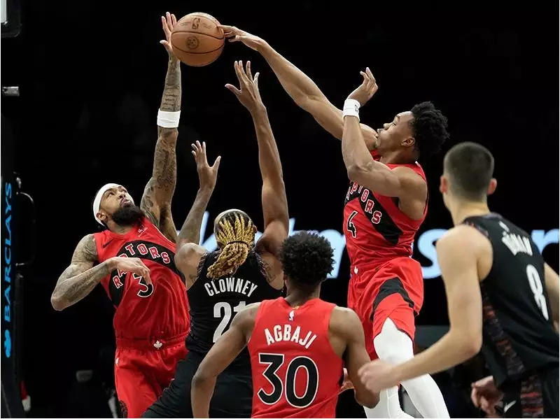 Raptors' Comeback Falls Short in 96-81 Loss to Nets Amid Travel Woes, Poeltl Injury
