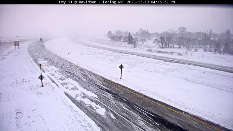 RCMP Warns of Icy Roads After Multiple Collisions Near Regina