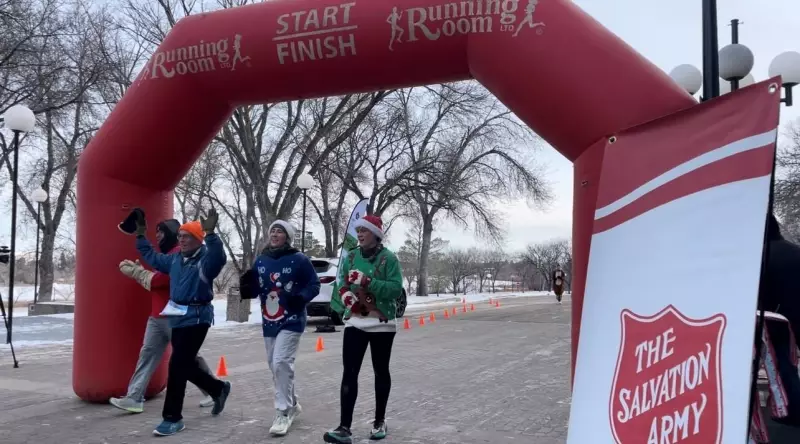 Regina's Santa Shuffle 2025: Jolly Joggers Brave Cold for Charity