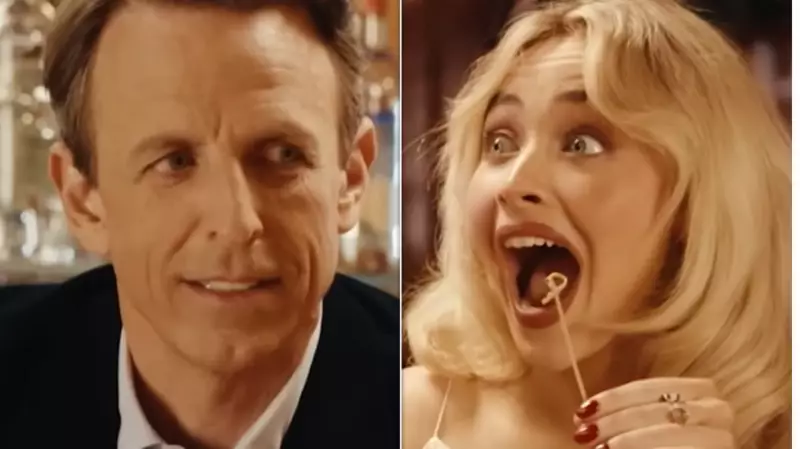 Sabrina Carpenter, Seth Meyers' Day Drinking Skit Takes Awkward Turn