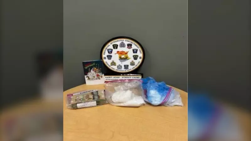 Saint John Police Seize Cocaine, Meth; Charge Man with Trafficking