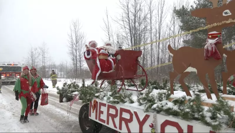 Santa Claus Parade Makes Festive Return to Moonstone, Ontario