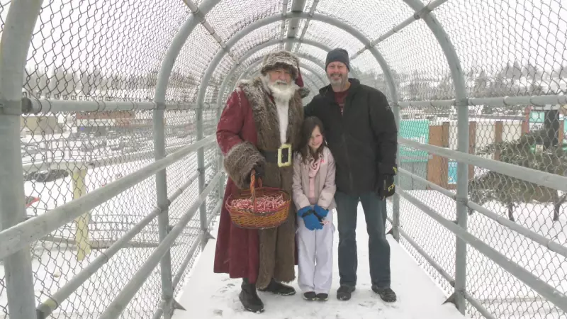 Santa's 15th Year Spreading Cheer Over Edmonton's St. Albert Trail