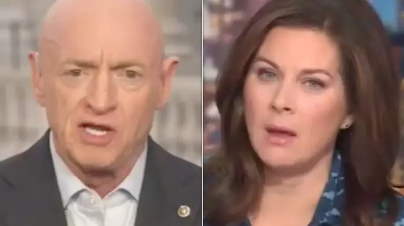 Sen. Mark Kelly Condemns Trump's Violent Rhetoric, Faces Pentagon Probe