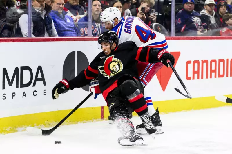 Senators Lose Shane Pinto to Injury in 4-2 Defeat Against Rangers