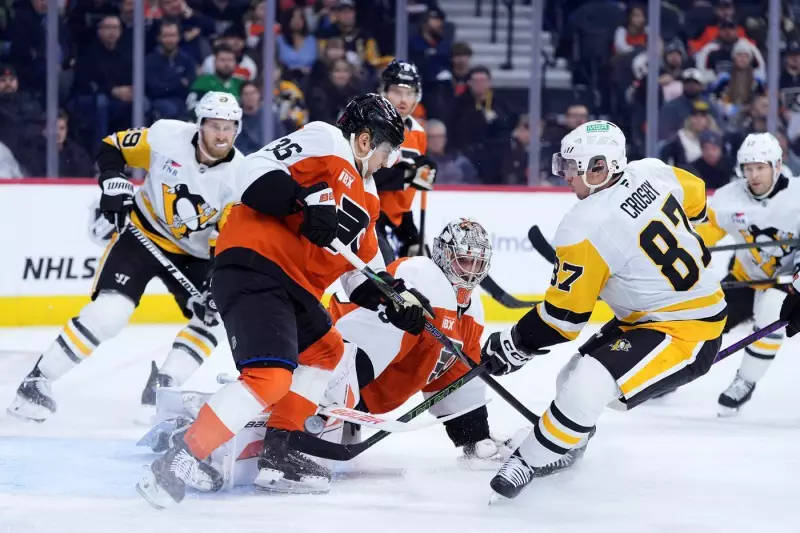 Sidney Crosby Closes in on Lemieux's Penguins Record with 2 Goals vs. Flyers