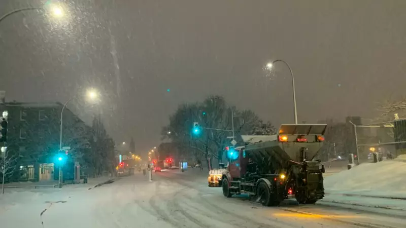 Snow Squall Watch Issued for Montreal, SW Quebec: Over 15 cm Expected