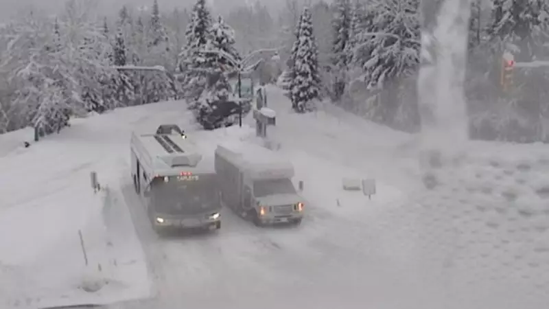 Snowfall Warnings Issued for Multiple B.C. Highways, Including Sea to Sky to Whistler