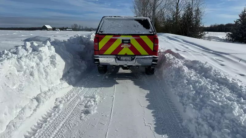 Springwater Paralyzed by Days-Long Winter Storm, Roads Still Closed