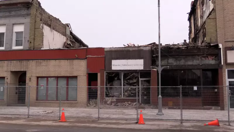 St. Thomas Building Demolished After Fire, But Historic Artifact Saved