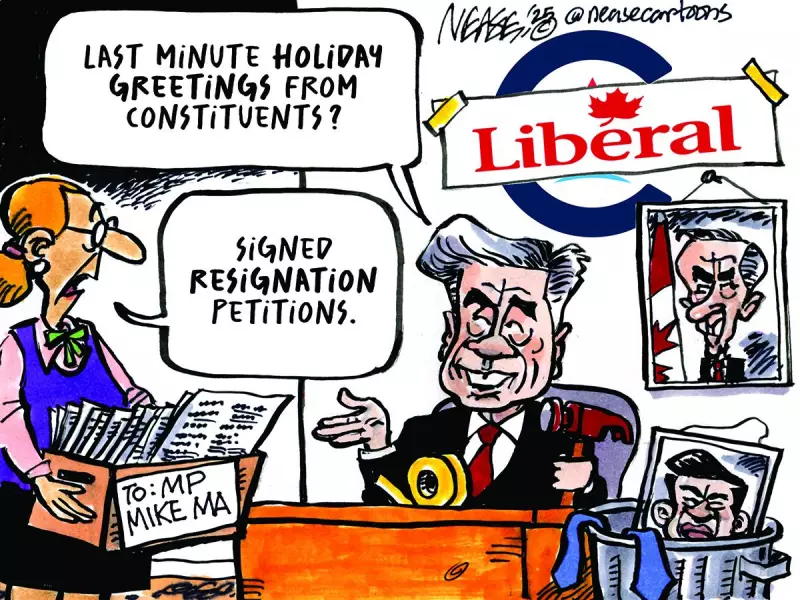 Steve Nease's 2025 Christmas Eve cartoon released by Postmedia