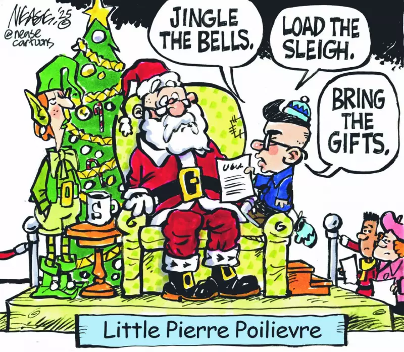Steve Nease's Latest Cartoon Debuts in Toronto Sun on Dec. 3, 2025