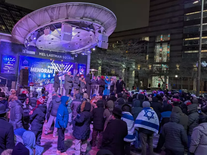 Toronto Hanukkah Vigil Responds to Bondi Beach Terror Attack