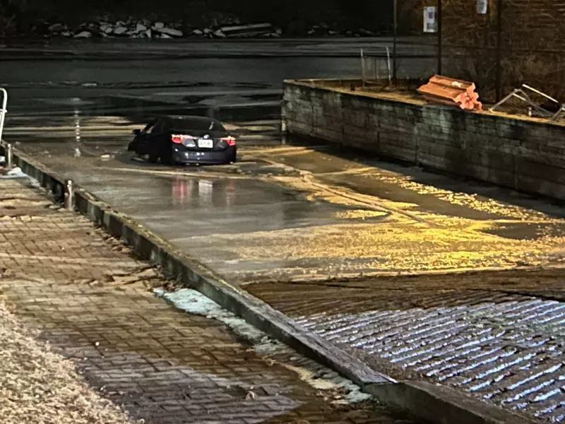 Toronto Police: Driver Plunges into Ashbridges Bay, No Injuries Reported