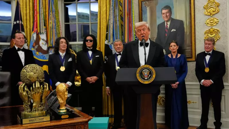 Trump Presents 2025 Kennedy Center Honors to Stallone, Strait, KISS, Gaynor, Crawford