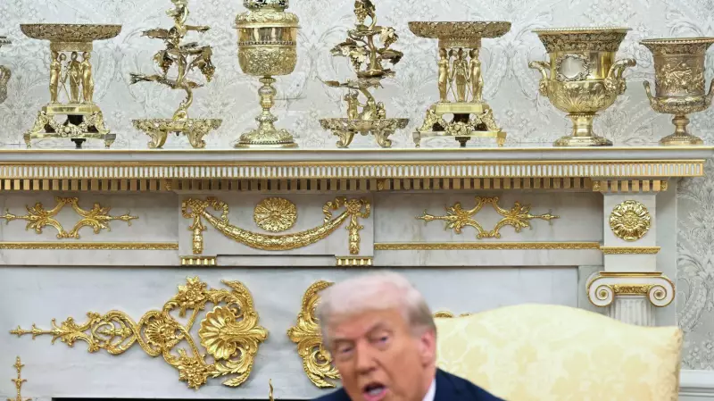 Trump's Gold-Laden Oval Office Redesign Sparks Outrage Among Design Experts