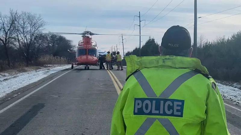 Two Injured in Three-Vehicle Crash on Lambton County Roads