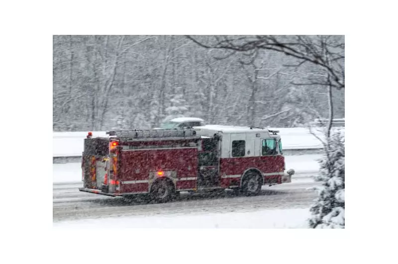 Two Trucks Engulfed in Flames at Barrie Property