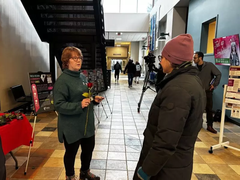U of R and YWCA Mark 36th Anniversary of École Polytechnique Massacre with Red Roses