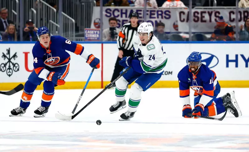 Vancouver Canucks Return Home Following Blockbuster Hughes Trade