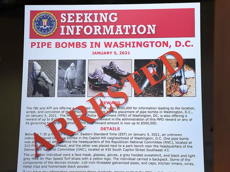 Virginia Man Arrested in 2021 Capitol Pipe Bomb Case After 5-Year Probe