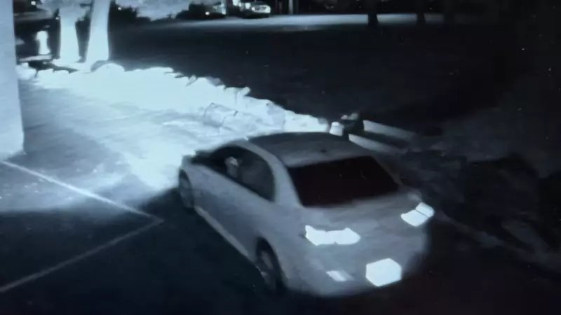 White Car Does Doughnuts on Gravenhurst School Field, OPP Investigates