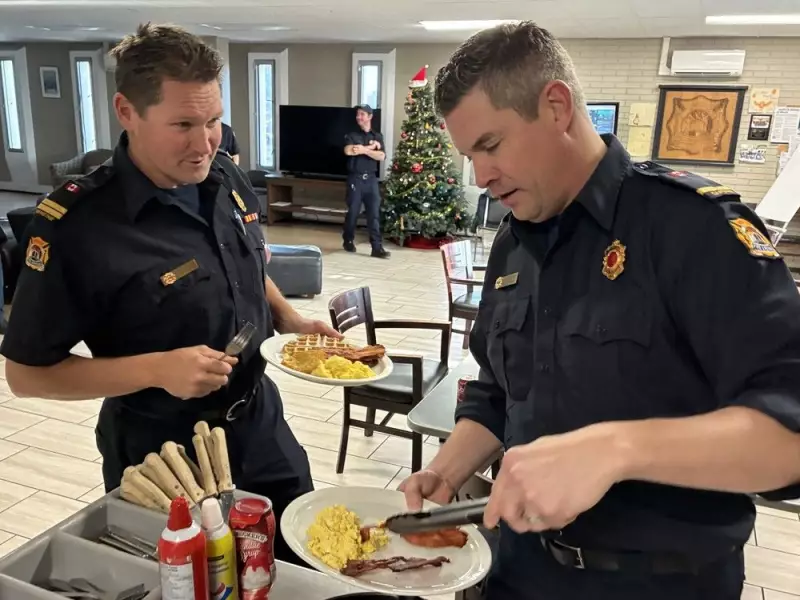 Windsor Firefighters Work Christmas Day, Answering Calls While City Celebrates