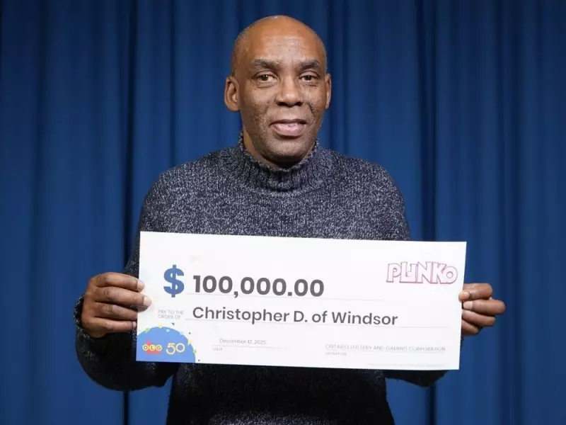 Windsor Man Wins $100,000 Grand Prize on OLG Instant Plinko Ticket