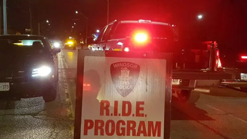 Windsor Police Issue 70 Tickets in Friday Night RIDE Program Crackdown