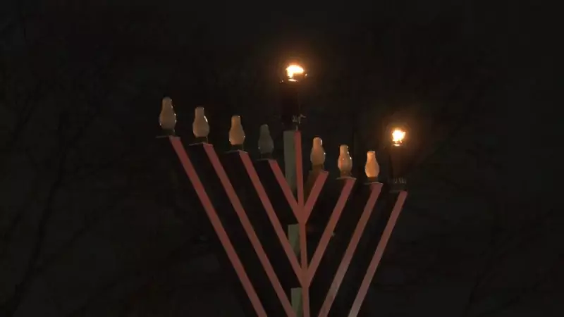 Windsor's Tallest Menorah Illuminates Dieppe Gardens for Hanukkah 2025