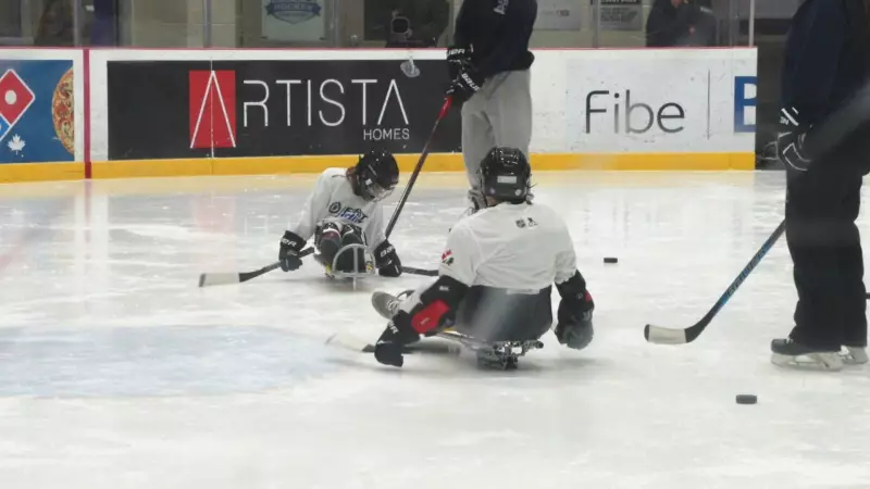Winnipeg's First Shift Sledge Hockey Program Offers Freedom for Visually Impaired