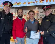 Barrie Police Honour Tim Hortons Employee for Saving Toddler