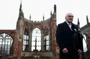 German President Visits WWII Coventry Bombing Site Amid Russia Tensions