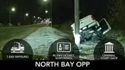 Impaired Driver Rolls Pickup Truck into Ditch in North Bay, OPP Respond