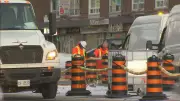 Major Water Main Break Disrupts Busy Mississauga Intersection at Hurontario and Dundas