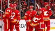 Mikael Backlund's 2 Goals Lead Flames to 6-3 Victory Over Golden Knights