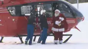 Santa Claus Brings Holiday Cheer to Alberta Children's Hospital Patients