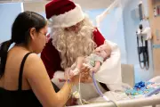 Santa's Special Visit Brightens Holidays at Saskatoon Children's Hospital