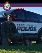 South Simcoe Police Welcome Four-Legged Recruit Nash to the Force