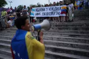 Venezuelan Opposition Supporters March Worldwide as Machado Receives Nobel