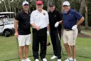 Wayne Gretzky Spotted Golfing with Donald Trump and Fox News Host